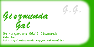 giszmunda gal business card